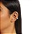 PAR DE PIERCINGS FLORES BANHADO A OURO - Imagem 2