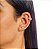 PIERCING COM ONDULAÇÕES BANHADO A RÓDIO BRANCO - Imagem 2