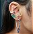 PIERCING UNITÁRIO COM RETÂNGULO FUSION E RESINA BRANCA - Imagem 2