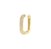 PIERCING FAKE EM ELO CRAVEJADO BANHADO A OURO - Imagem 1