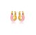 ARGOLA COLORS ESMALTADA BANHADA A OURO - Imagem 1