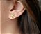 BRINCO ESTRELA COM CRAVAÇÃO DE MICROZIRCÔNIAS BANHADO A OURO - Imagem 2