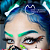 LENTES DE CONTATO COLOR SPLASH WHITE MANSON BRANCA - Imagem 2