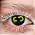 LENTES ESPECIAIS DOUBLE BLACK HALLOWEEN - Imagem 1