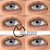 - COM GRAU - LENTES DE CONTATO OCEAN CYAN GRAY - Imagem 1