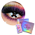 LENTES DE CONTATO HALLOWEEN BRANCA EFEITO " X " - Imagem 5
