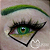 COLOR SPLASH GREEN SHORTHAIR GATO - Imagem 1