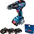 Parafusadeira Furadeira Impacto GSB 18V-50 18V Brushless com 2 bat, 1 carregr e maleta - Imagem 1