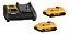 Kit Carregador c/2 Baterias 2AH 20V DCB203C2-BR Dewalt - Imagem 1