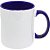 Caneca Fundo e Alça Cores - Azul Escuro - Imagem 1