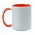 Caneca Fundo e Alça Cores - Laranja - Imagem 1
