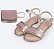 Sandália Infantil Pampili Cherrie c/ Pochete 9854259 - DOURADO - Imagem 1