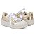 Tênis Infantil World Colors Led 336001 - BRANCO/OURO - Imagem 2