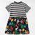 Vestido Infantil Fábula Listras Mais Flores 518779 - ESTAMP/PR - Imagem 3