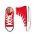 Tênis All Star Infantil Cano Alto CK00040004 - VERMELHO - Imagem 2