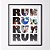 Quadro A4 - RUN - Imagem 1
