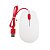 Mouse Oficial Raspberry Pi Vermelho e Branco - Imagem 2