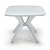 MESA DE PLÁSTICO DESMONTÁVEL QUADRADA – QUARTZO - Imagem 1