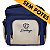 Bolsa Térmica Fitness Master Azul/Creme - Imagem 1