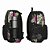 Mochila Premium Floral Preto Verde - Imagem 2