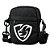 Shoulder Bag Black Logo Emborrachado - Imagem 1