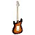 Guitarra Elétrica Giannini Standard G-100 De Choupo 3-tone Sunburst E White Shell Verniz Com Diapasão De Madeira Técnica - Imagem 2
