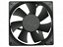 Cooler 80x80 12V - Preto - Imagem 1