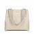 Bolsa Boca de Lobo M Off White Croco - Imagem 1