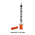 Seringa Insulina 0,5ml 12,7x0,33mm 29g  - Caixa com 100 Unidades - Uniqmed - Imagem 3