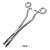 Pinça Cheron 24cm Aço Inoxidável - Abc Instrumentos Cirúrgicos - Imagem 3