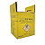 Coletor de Materiais Perfurocortantes 1,5L - Amarelo - Unidade - Clean Box - Imagem 1