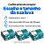 Luva Nitrílica Azul Sem Pó Soft+Aid — Caixa com 100 Unidades - Imagem 2