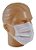 Máscara Descartável Tripla Com Elástico e Clipe Nasal Branca (50un) - Lola - Imagem 4