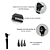 Otoscópio Mini Preto Led - Mikatos - Imagem 3
