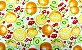 Tecido Círculo Frutas Cítricas - 2183 -  0,50cmx1,50 Mts - Imagem 2