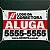 Placa imobiliária em Lona com ilhós 60x40 - 50 unidades - Imagem 1