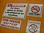Placas de Sinalização em PVC - Imagem 1