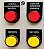 Etiquetas de Identificação de Botoeiras para Painel Elétrico - Imagem 1
