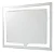 Espelho Para Maquiagem Retangular 50x70cm Led Touch Screen 6000k Branco Frio - Imagem 6