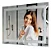 Espelho Para Maquiagem Retangular 50x70cm Led Touch Screen 3000k Branco Quente - Imagem 7