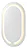 Espelho Led Oval 75x50cm Iluminado Touch Screen 3000K Branco Quente - Imagem 3