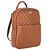 Mochila Fashion Cor Caramelo Com Bolso Frontal Modelo Darc da Marca Lefity - Imagem 3