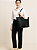 Tote Bag Classic Cor Preto Marca Lefity - Imagem 4