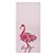 Toalha de Praia Aveludada Flamingo 140x70cm Realce Premium - Imagem 1