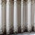 Cortina Estampada com 16 Ilhoses 240x220cm Berlim Casa Doro Sultan - Imagem 5