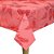 Toalha De Mesa Retangular Panamá Tropical Coral 1,60m x 2,20m Naturalle Fashion Sultan - Imagem 3