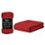 Manta Coral Fleece Casal Microfibra Lisa 180x200cm 170g/m² Realce Premium Sultan Vermelho - Imagem 3