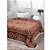 Colcha Chenille Canelada Bruna 220x240cm Marrom/Bege Jolitex - Imagem 1