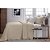 Kit Cobre Leito Casal 3 Pçs 220x240cm Jacarandá Bege Jolitex - Imagem 4