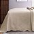 Kit Cobre Leito Bordado Casal 3 Peças 220x240cm Ipê Bege Bouti Jolitex - Imagem 3
